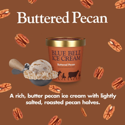 Blue Bell Ic Crm Buttered Pecan - HG - Image 2