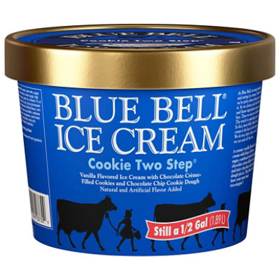 Blue Bell Cookie Two Step Ice Cream - Half Gallon - HG - Image 1