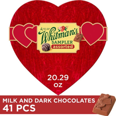 Whitman Astd Chocolate Velvet Heart - 20.29 OZ - Image 1