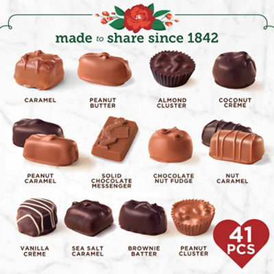 Whitman Astd Chocolate Velvet Heart - 20.29 OZ - Image 2