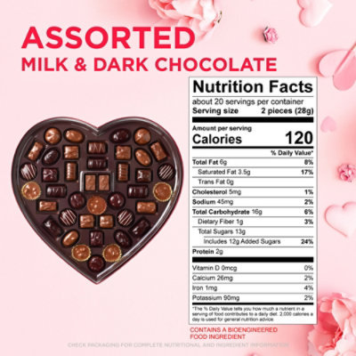 Whitman Astd Chocolate Velvet Heart - 20.29 OZ - Image 3