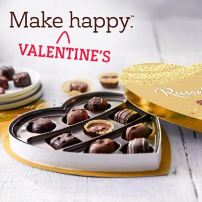 Russell Stover Astd Chocolate Gold Heart - 5.1 OZ - Image 5