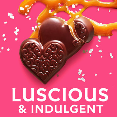 Ghrdl Dark Chocolate Snack Size Caramel Heart - 3.1 OZ - Image 5