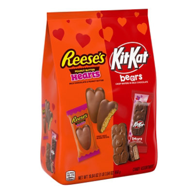 Reese's And Kit Kat Assorted Milk Chocolate Valentine's Candy Bag - 19.64 Oz - Image 1