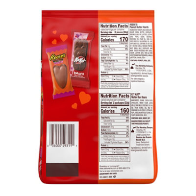 Reese's And Kit Kat Assorted Milk Chocolate Valentine's Candy Bag - 19.64 Oz - Image 2