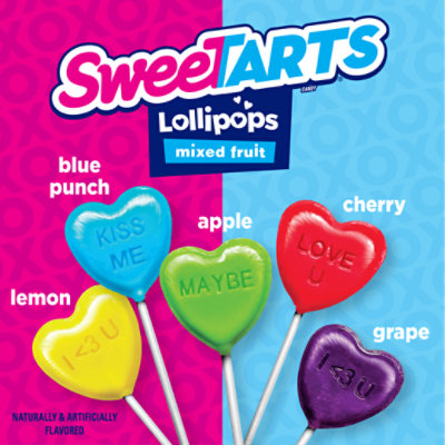 Sweetarts Heart Pops 30ct - 16.8 OZ - Image 3