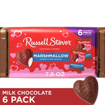 Russell Stover Milk Chocolate Marshmallow 6 Pack - 7.8 OZ - Image 1