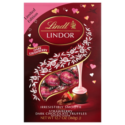 Valentine Lindor Dark Strawberry Bag - 12.7 OZ - Image 1