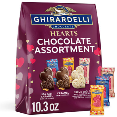 Ghirardeli Valentine Chocolate Hearts Astd Bag - 10.3 OZ - Image 1