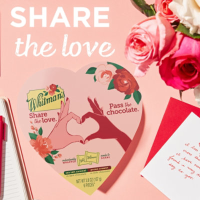 Whitman Astd Wrp Chocolate Heart - 3.8 OZ - Image 5