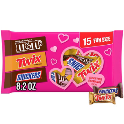 Mixed Chocolate Variety Fun Size  Valentine - 8.2 OZ - Image 1