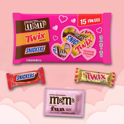 Mixed Chocolate Variety Fun Size  Valentine - 8.2 OZ - Image 3