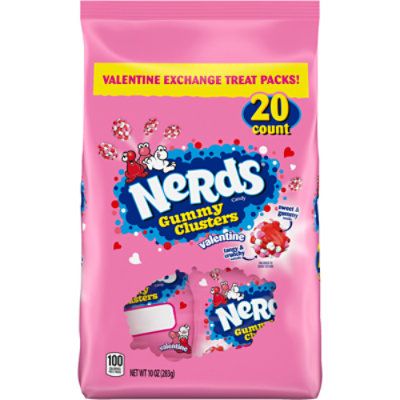Nerds Valentine Cluster Xchange 20ct - 10 OZ - Image 1