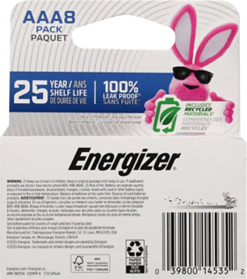 Energizer Ultimate Lithium Aaa Batteries - 8 Pack - 8 CT - Image 3