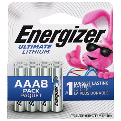 Energizer Ultimate Lithium Aaa Batteries - 8 Pack - 8 CT - Image 1