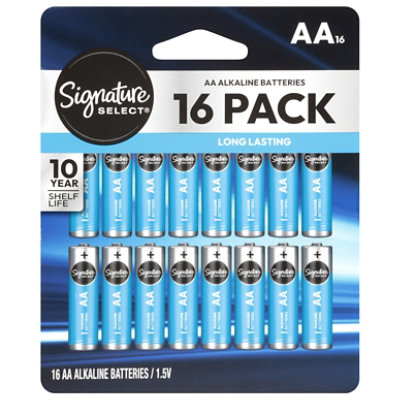 Signature Select Batteries Aa 16 Ct - 16 CT - Image 1