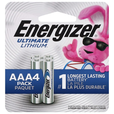 Energizer Ultimate Lithium Aaa Batteries - 4 Pack - 4 CT - Image 2