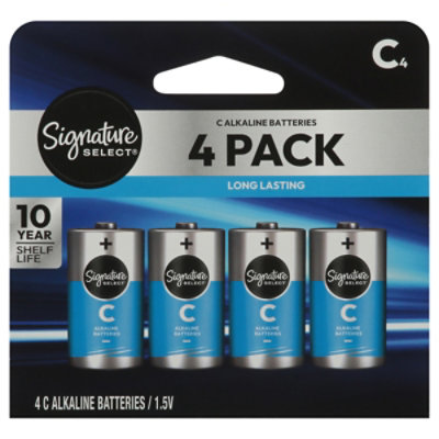 Signature Select Batteries C 4 Ct - 4 CT - Image 1