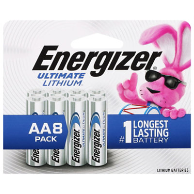 Energizer Ultimate Lithium Aa Batteries - 8 Pack - 8 CT - Image 1