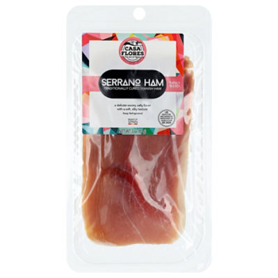Casa Flores Ham Serrano Jamon Sliced - 3 OZ - Image 2