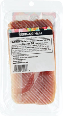 Casa Flores Ham Serrano Jamon Sliced - 3 OZ - Image 5