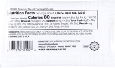 Celebrity Fig Goat Cheese - 4 OZ - Image 5