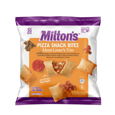 Miltons Pizza Snack Bites Meat Lovers Trio 10.20 Oz - 10.20 OZ - Image 1