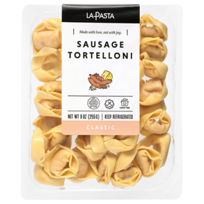 La Pasta Tortelloni Italian Sausag - 9 OZ - Image 1