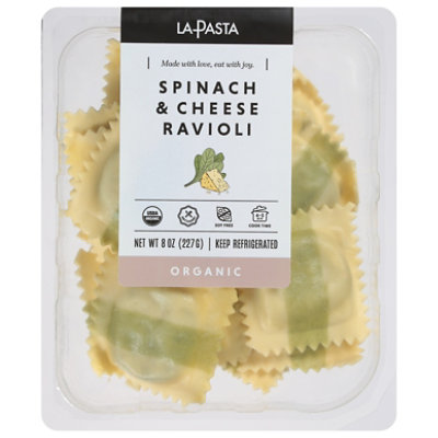 La Pasta Ravioli Spinach Cheese - 8 OZ - Image 2