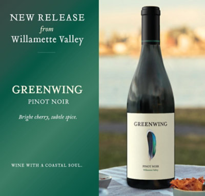 Greenwing Willamette Pinot Noir 750ml Wine - 750 ML - Image 2