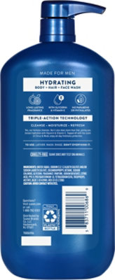 Suave Men 3in1 Hair Body Face Body Wash - 30 FZ - Image 4