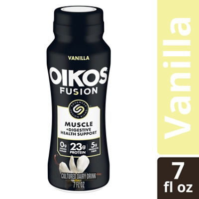 Dannon Oikos Fusion Vanilla Drink 23 Gram Protein , 7 Fz - 7 FZ - Image 1