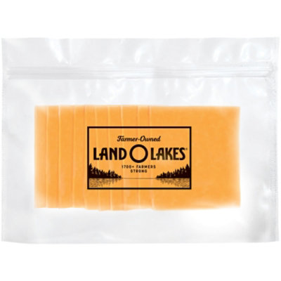 Land O Lakes Sliced Yellow Deli American Grab And Go Cheese - 8 OZ - Image 1
