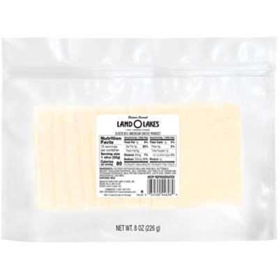 Land O Lakes Pre-bagged Sliced White Deli American Cheese - 8 OZ - Image 4