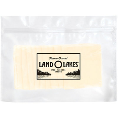 Land O Lakes Pre-bagged Sliced White Deli American Cheese - 8 OZ - Image 1