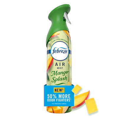 Febreze Air Mist Aerosol Air Freshener, Mango Splash - 8.1 Oz. - 8.1 OZ - Image 1