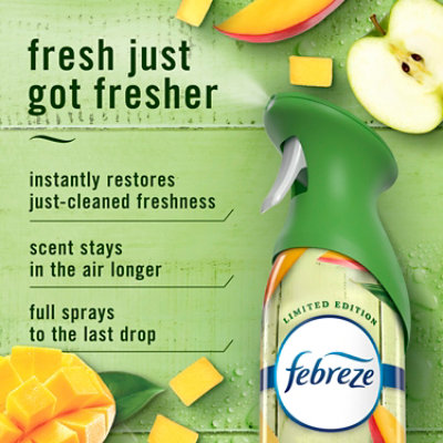 Febreze Air Mist Aerosol Air Freshener, Mango Splash - 8.1 Oz. - 8.1 OZ - Image 3