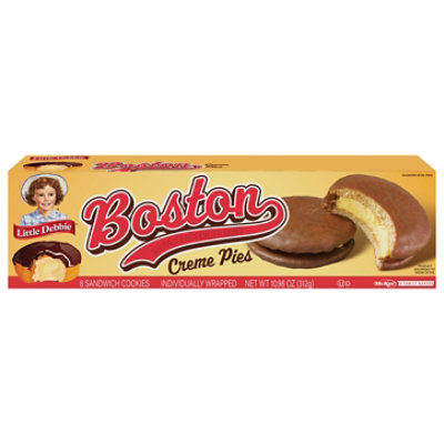 Little Debbie Family Pack Boston Creme Pies Snack Cakes - 9.57 OZ - Image 1