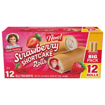 Little Debbie Big Pack Strawberry Shortcake Rolls Snack Cakes - 20.8 OZ - Image 1