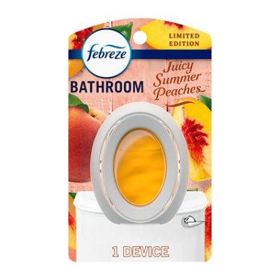 Febreze Bathroom Air Freshener, Juicy Summer Peaches - .25 Fl. Oz. - 0.25 FZ - Image 1