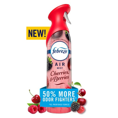 Febreze Air Mist Aerosol Air Freshener, Cherries & Berries - 8.1 Oz. - 8.1 OZ - Image 1