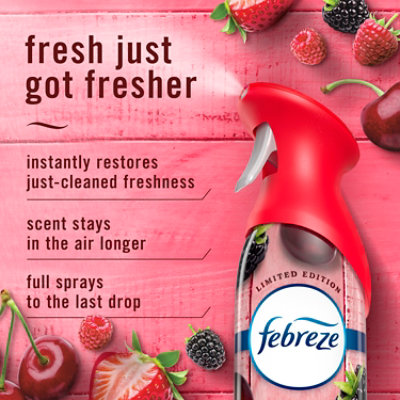 Febreze Air Mist Aerosol Air Freshener, Cherries & Berries - 8.1 Oz. - 8.1 OZ - Image 3