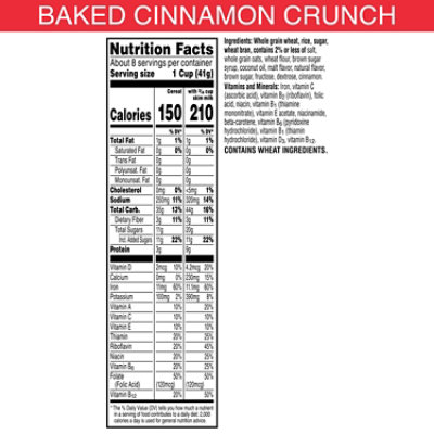 Kkellogg Special K Baked Cinnamon Crumble - 12.5 OZ - Image 4