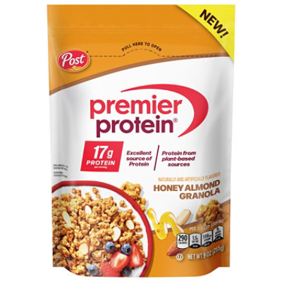 Post Premier Protein Honey Alm Granola - 9 OZ - Image 1