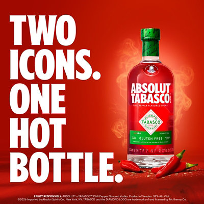 Absolut Chili Pepper Flavored Vodka Tabasco - 750 ML - Image 4