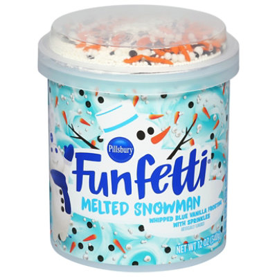 Funfetti Melted Snowman Whipped Frosting 12oz - 12 OZ - Image 1