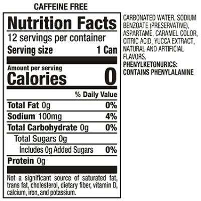 A&W Zero Sugar Cream Soda Cans - 12-12 Fl. Oz. - Image 3