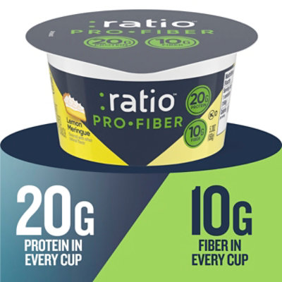 Ratio Fiber And Protein Lemon Meringue Dairy Snack 5.3 Oz - 5.3 OZ - Image 2