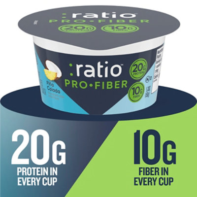 Ratio Fiber And Protein Pina Colada Dairy Snack, 5.3 Oz - 5.3 OZ - Image 2