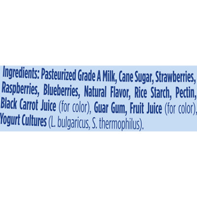 Oui By Yoplait Triple Berry Fruit On The Bottom Yogurt 5 Oz - 5 OZ - Image 3